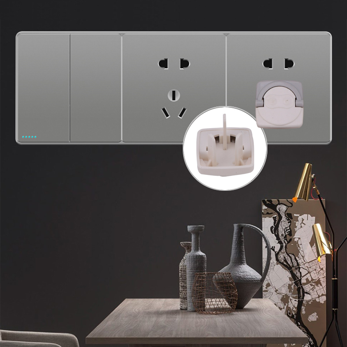 24 Protectores de Enchufes, Cu - Outlet Cover Baby reseña y precio